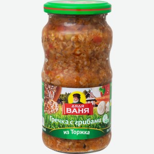 Гречка Дядя Ваня из Торжка с грибами, 460г